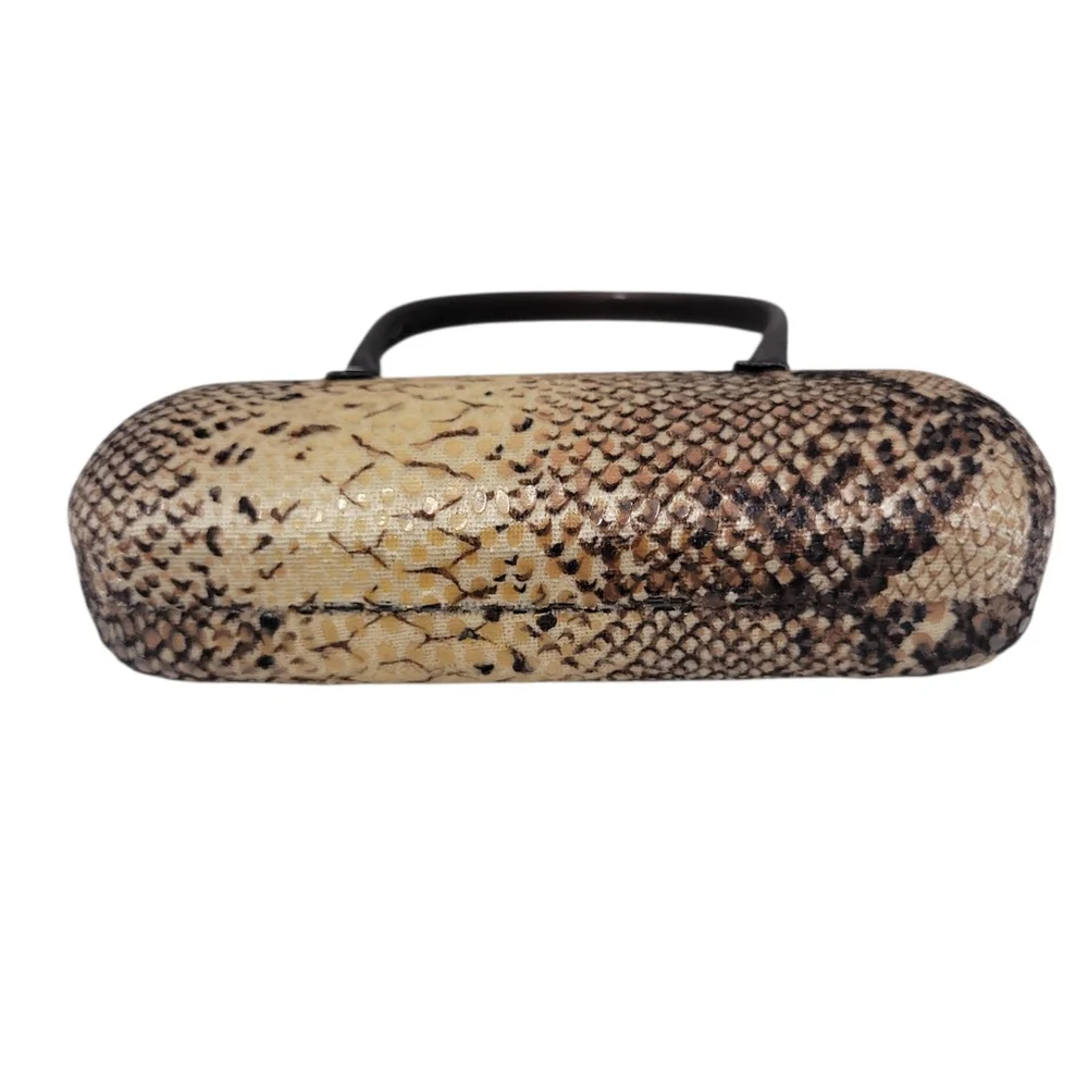 Unbranded Adult Unisex Hardshell Eyeglasses Case Snake Skin Print Pre-owned